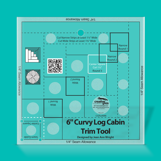 Creative Grids - 6" Curvy Log Cabin Trim Tool