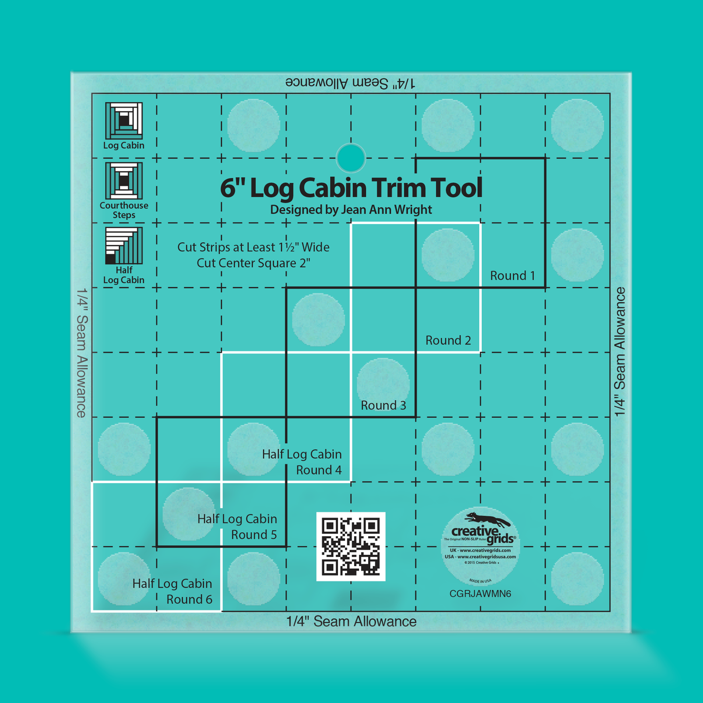 Creative Grids - 6" Log Cabin Trim Tool