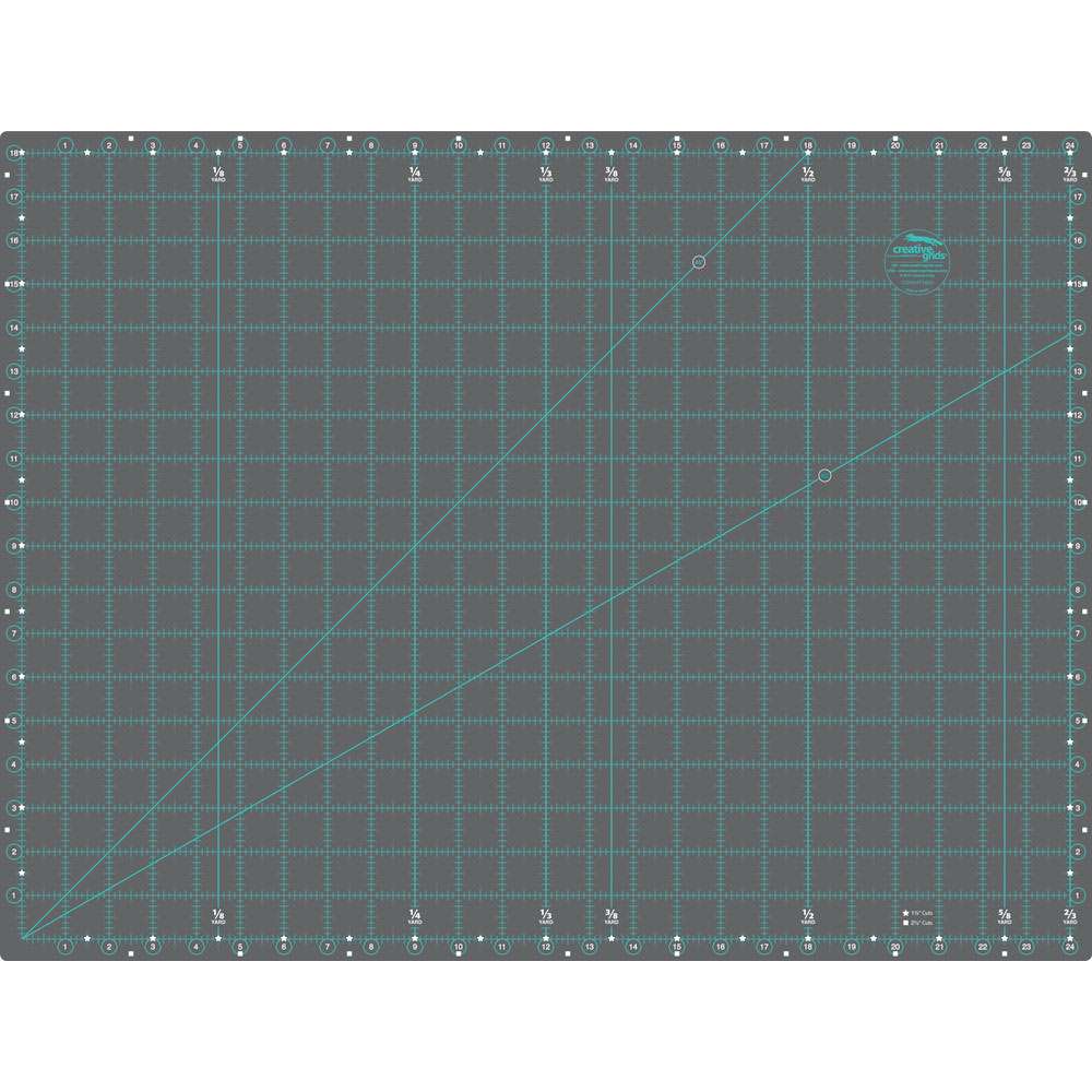Creative Grids - Self-Healing Double Sided Cutting Mat CGRMAT1824 18" x 24"