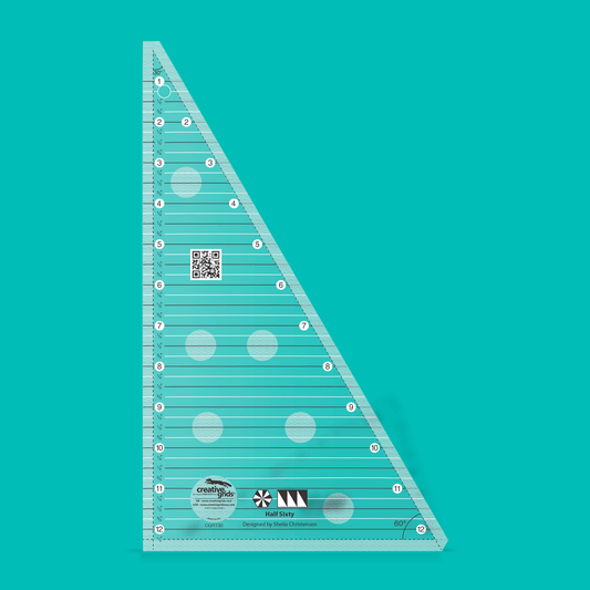 Creative Grids - Non-Slip Half Sixty Triangle Ruler