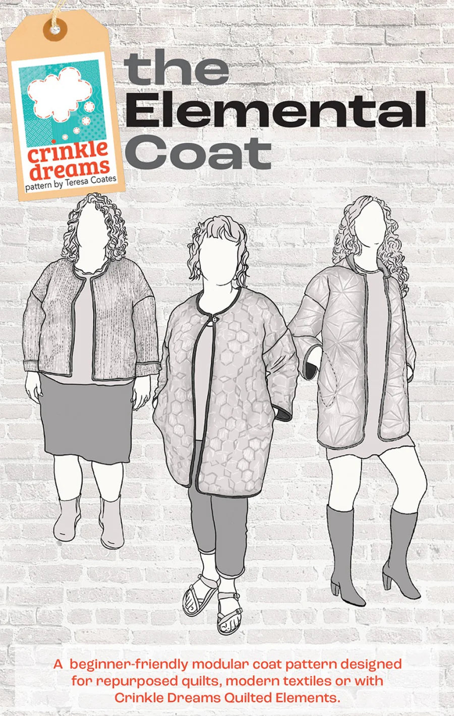 The Elemental Coat by Teresa Coates Crinkle Dreams