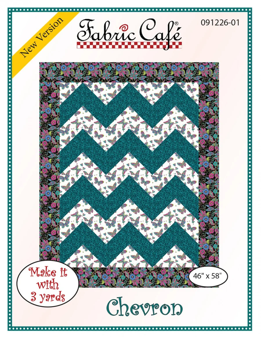 Fabric Cafe - Chevron 3 Yard Quilt Pattern