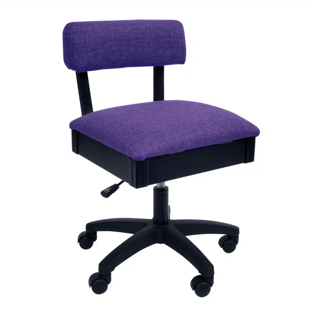 Arrow - Hydraulic Sewing Chair - Royal Purple