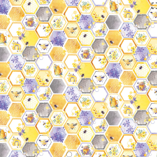 Welcome to Our Hive - Honey Grove by Camelot Fabrics
