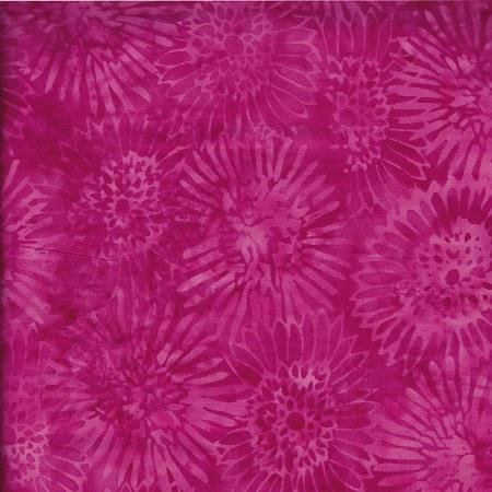 Express Garden - Zinnia Raspberry 111713330 by Island Batiks