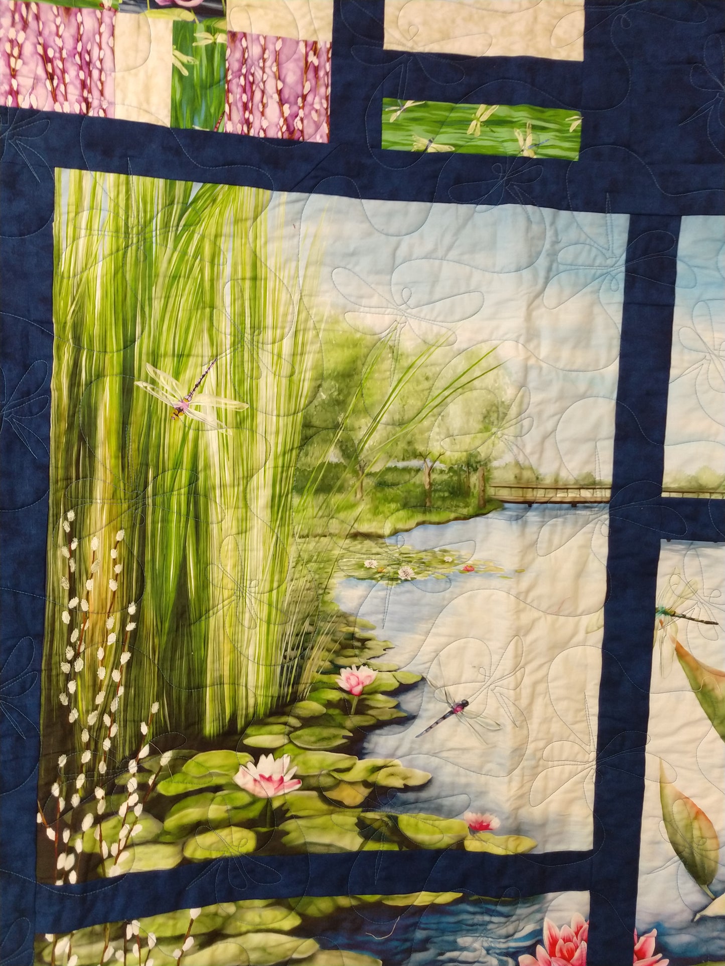 Finished Quilt - Dragonfly Days