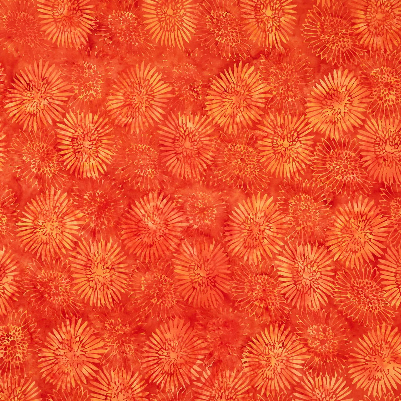 Express Garden - Zinnia Poppy 111713250 by Island Batiks