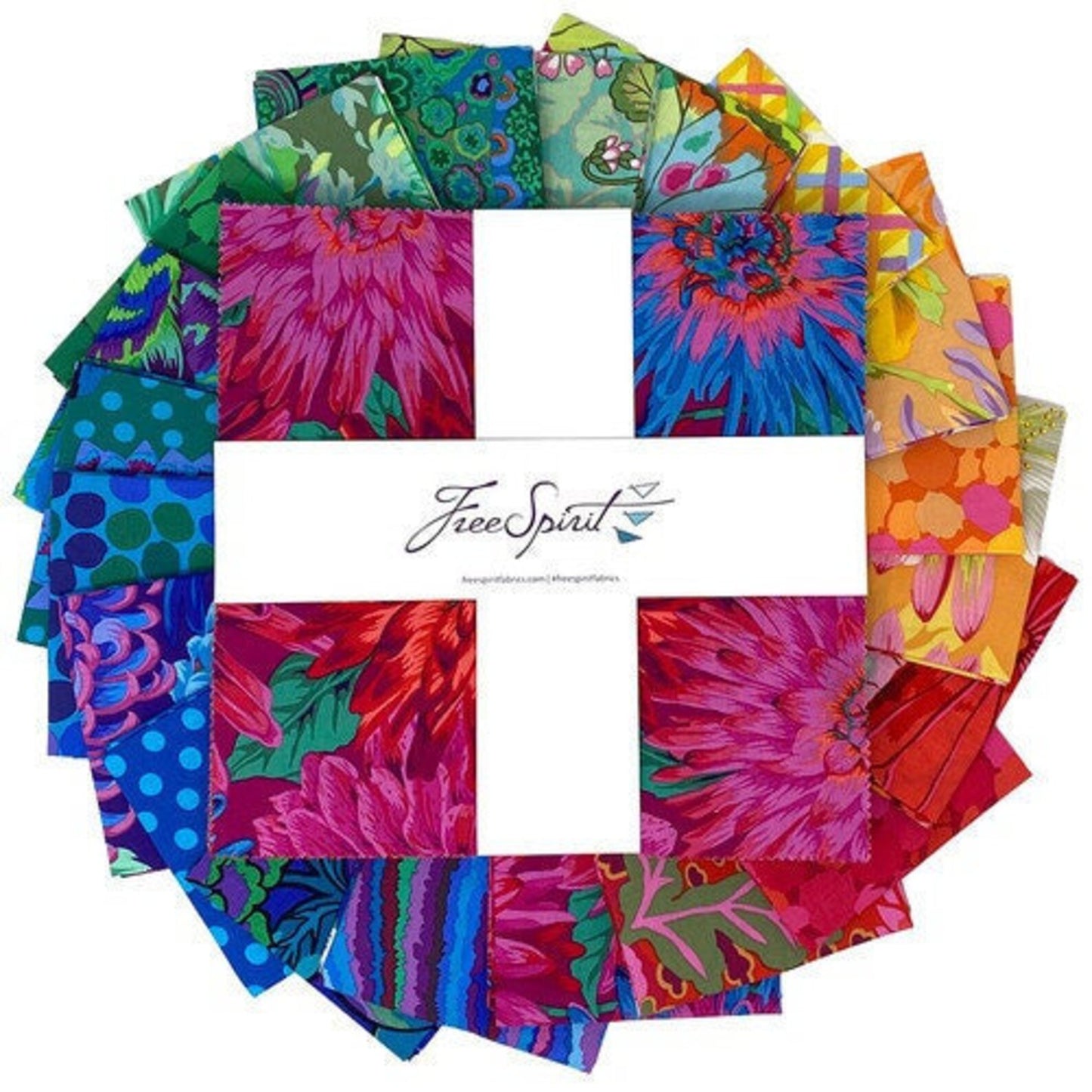 Kaffe Fassett - Rainbow Collection - 10" Squares