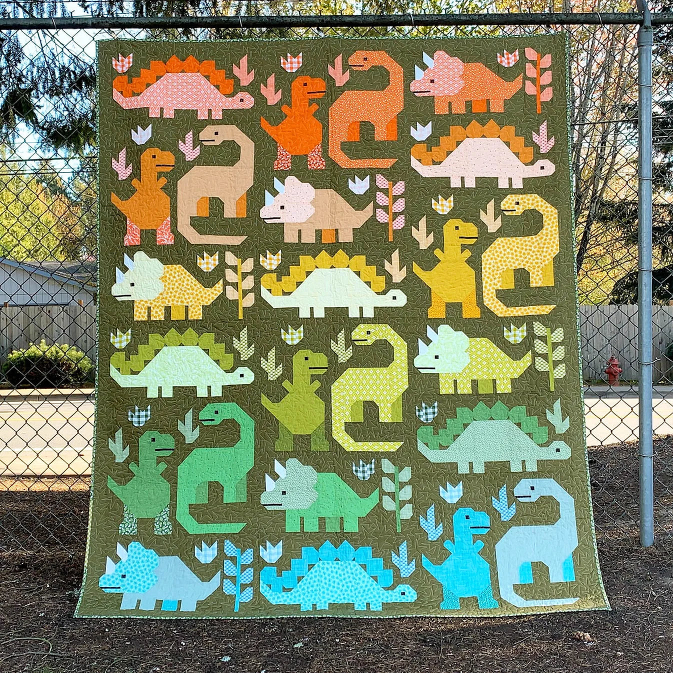 Dinosaurs - A Pattern by Elizabeth Hartman