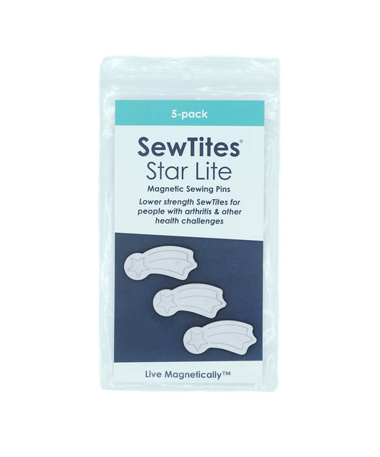 Sew Tites Star Lite - Magnetic Sewing Pins Pkg of 5