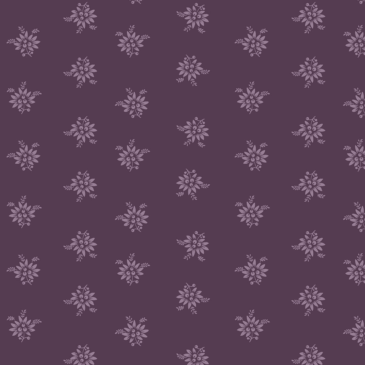 Needlework Necessities - Purple Pretty Posie R311349D Sheryl Johnson for Marcus Fabrics