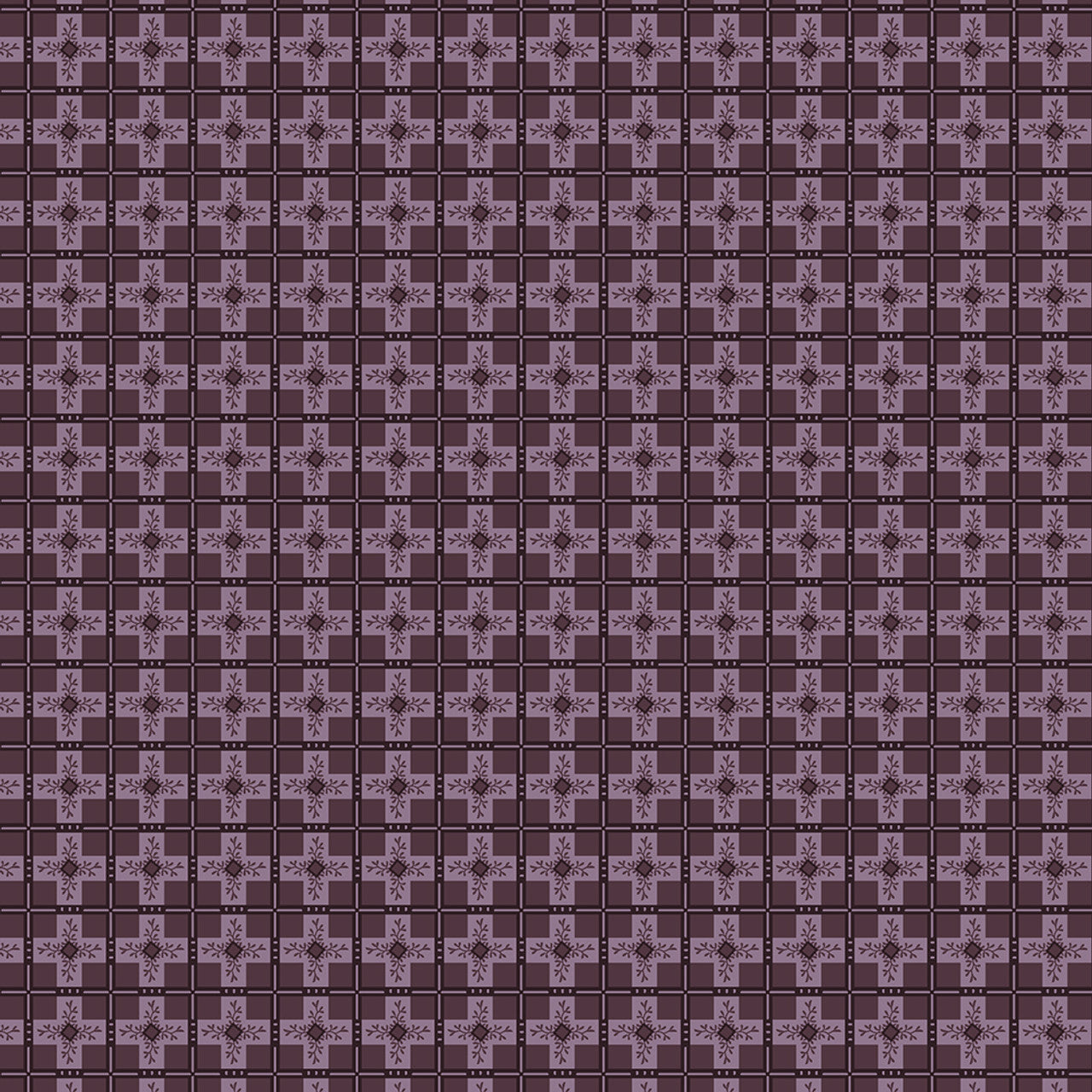 Needlework Necessities - Purple Plaid Path R311352D Sheryl Johnson for Marcus Fabrics