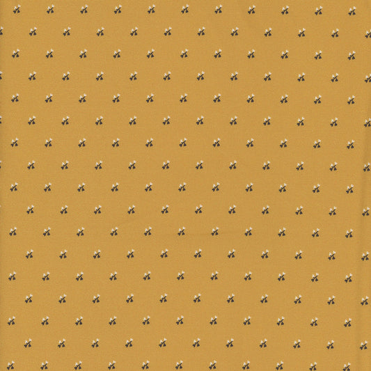 Woof and Warp - Gold/Yellow Hearts R311127D Sheryl Johnson for Marcus Fabrics