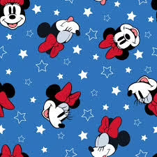 Minnie Patriot Head - White Stars on Blue CP75525 by Springs Creative