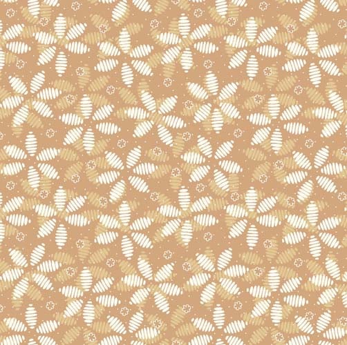 Secret Garden - Daisies - Beige by Oasis Fabrics