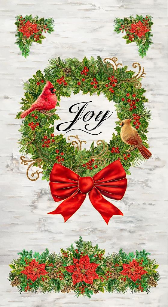 Joy Panel - Wreath #145