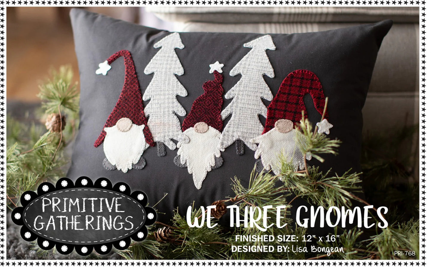 We Three Gnomes Pattern by Primitive Gatherings