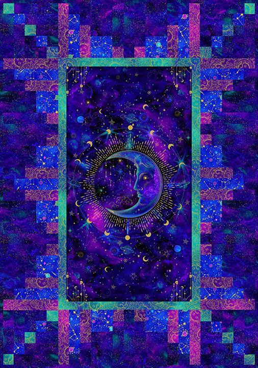 Panel Perfection Pattern Featuring Cosmos Fabric and Panel from Timeless Treasures