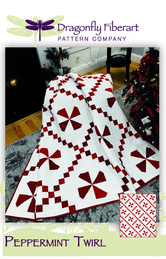 Peppermint Twirl Pattern by Dragonfly Fiber Pattern Company