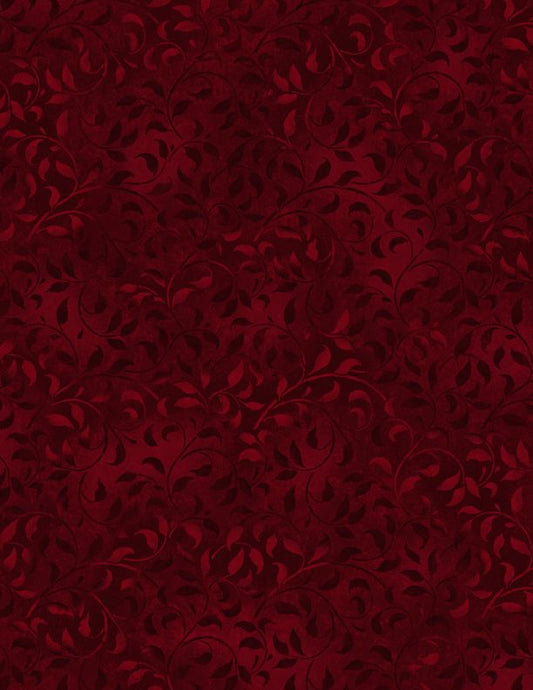 Essentials - Climbing Vines 38717-339 Dark Red by Wilmington Prints