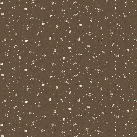 Historical Hennas - Daisy R310815D BROWN By Marcus Fabrics