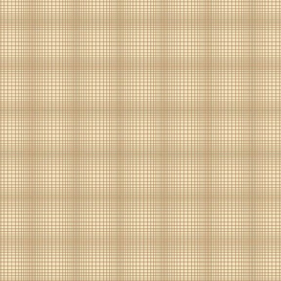 Historical Hennas - Grid R310816D Cream By Marcus Fabrics