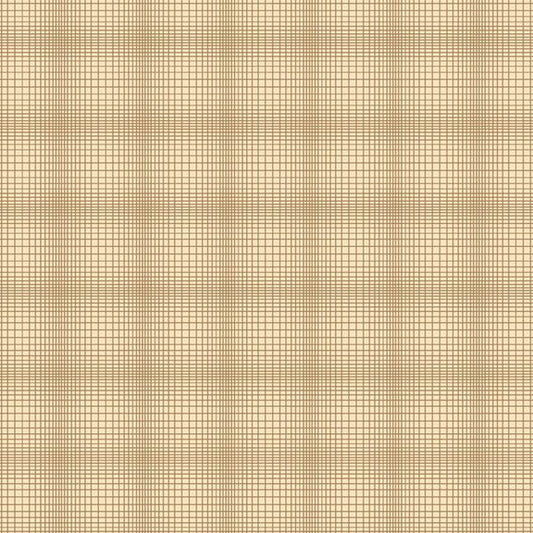 Historical Hennas - Grid R310816D Cream By Marcus Fabrics