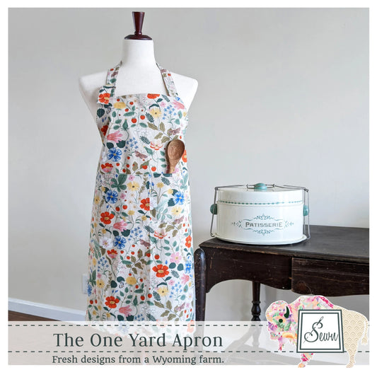 The One Yard Apron by Sewn Wyoming