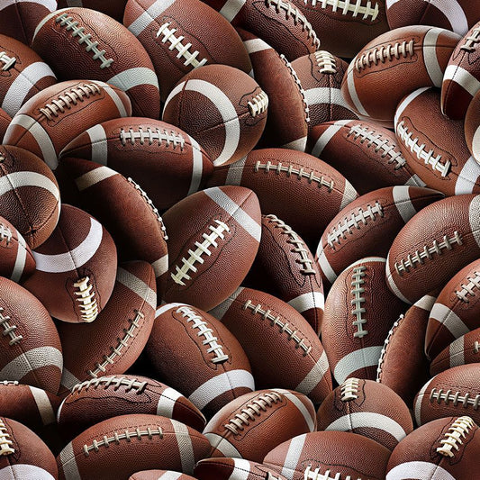Football - Sport Brown CD3878 by Timeless Treasures