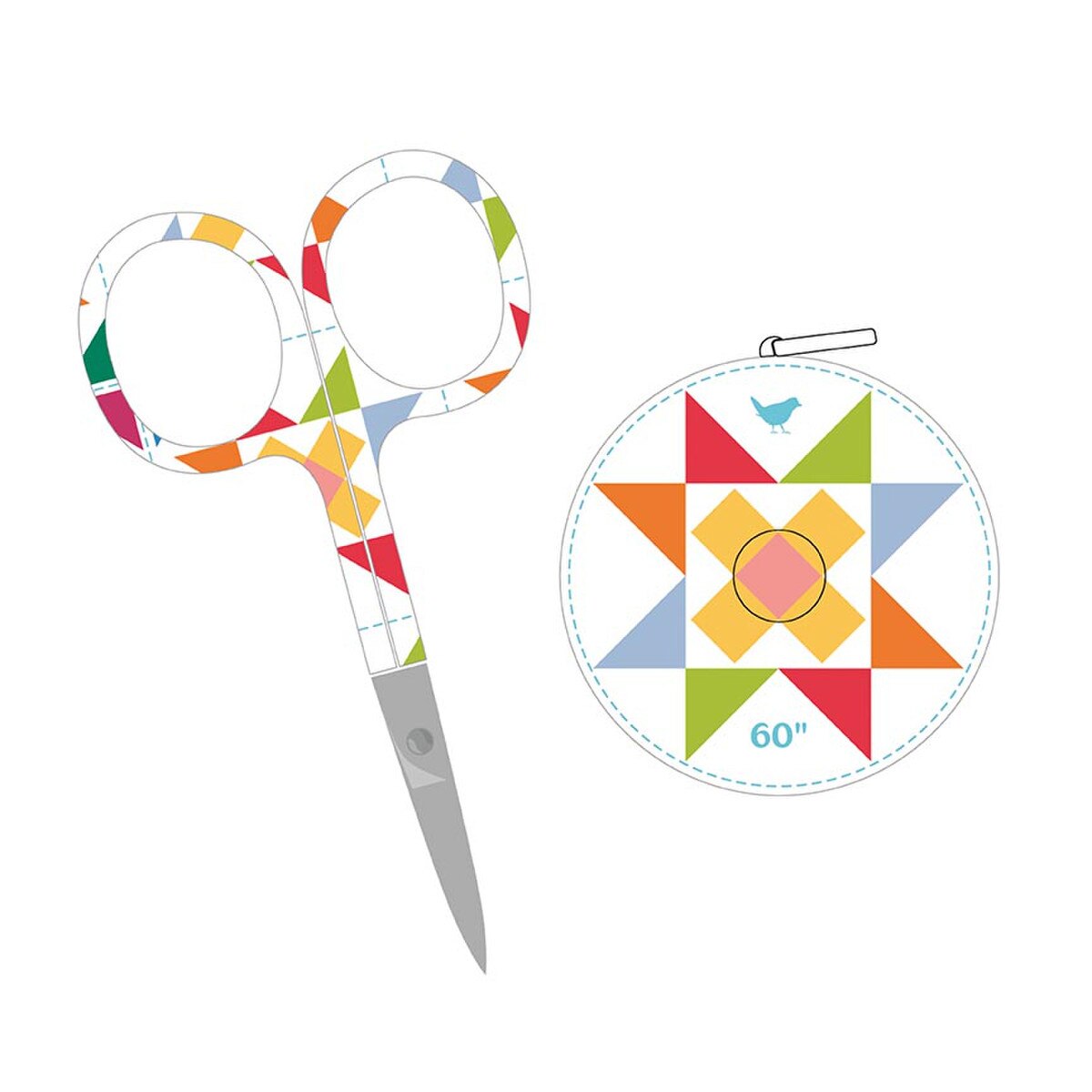 Quilty Scissors & Tape Measure Duo by Riley Blake