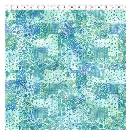 Ethereal - Blue 5JYT-2 by Jason Yenter for In the Beginning Fabrics