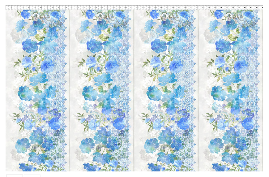 Ethereal - Blue 10JYT by Jason Yenter for In the Beginning Fabrics