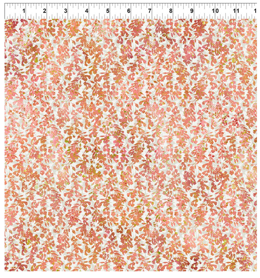Ethereal - Red/Coral 7JYT-1by Jason Yenter for In the Beginning Fabrics