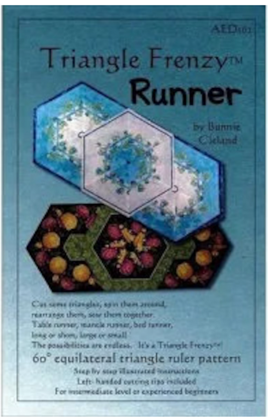 Triangle Trenzy Runner by Bunnie Cleland