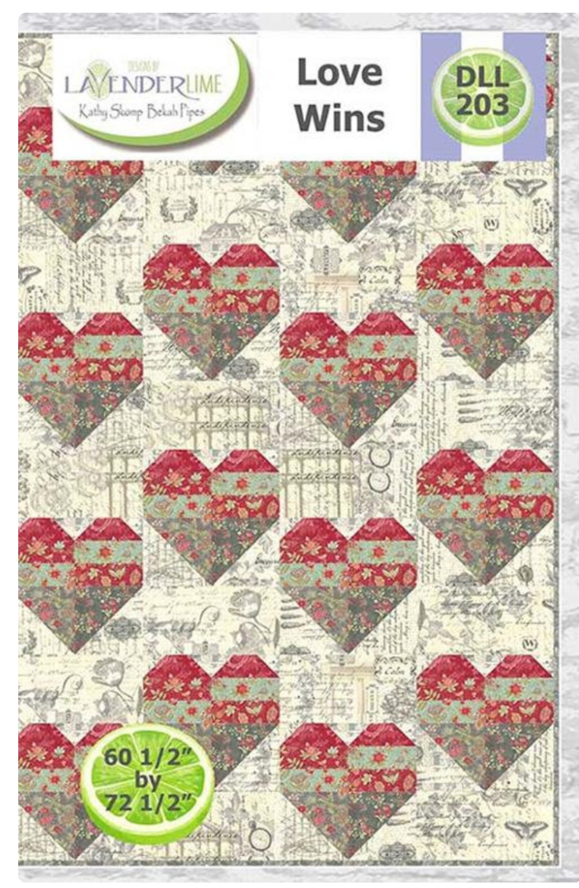 Love Wins Quilt Pattern by Lavender Lime Quilts