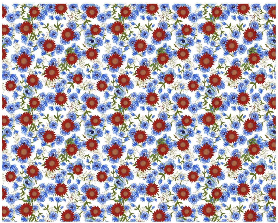 American Spirit Daisy Floral by Beth Albert for 3 Wishes Fabric