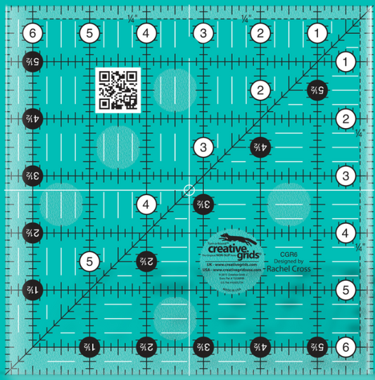 Creative Grids - 6 1/2" x 6 1/2" Square