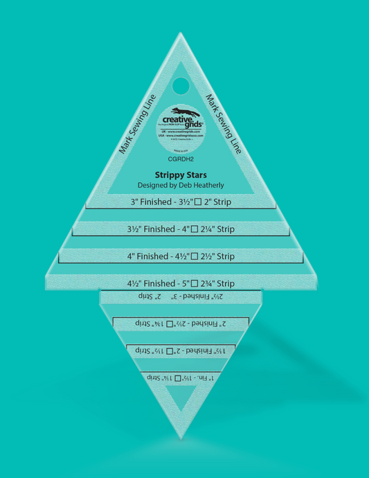 Creative Grids - Non-Slip Strippy Stars Tool
