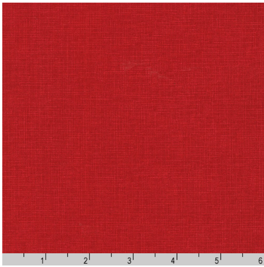 Quilter's Linen - Crimson by Robert Kaufman