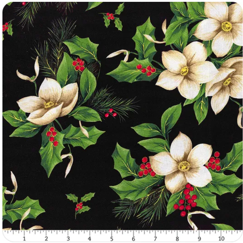 108" Christmas Blooms - by Whistler Studio for Windham Fabrics