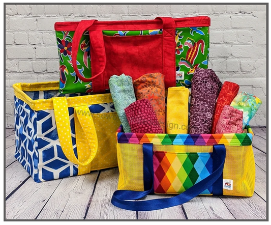 Sew Organized Design - Wire-Framed Utility Tote Pattern