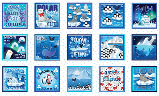 Arctic Friends Panel - White - 004A