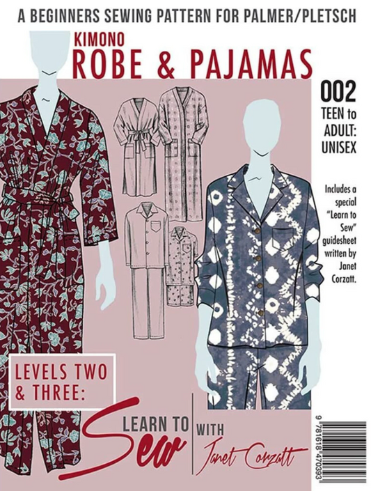 Kimono Robe & Pajamas Pattern - Learn to Sew with Janet Corzatt