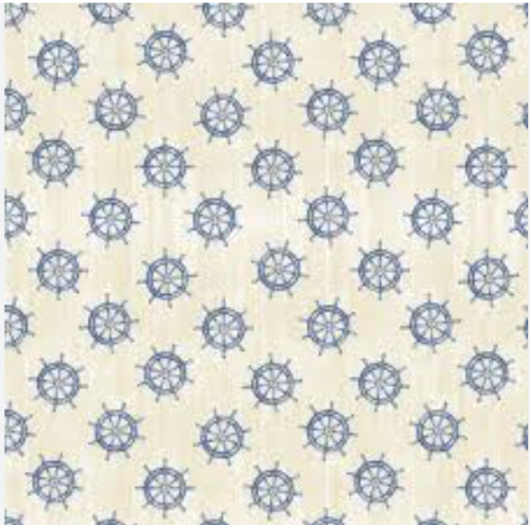 Ships Wheel CX10309-CREM-D for Michael Miller Fabrics