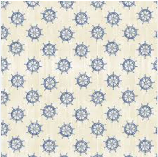 Ships Wheel CX10309-CREM-D for Michael Miller Fabrics