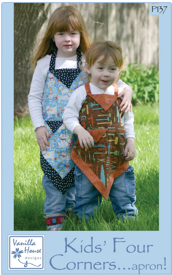 Kids' Four Corners...Apron! by Vanilla House Designs P137