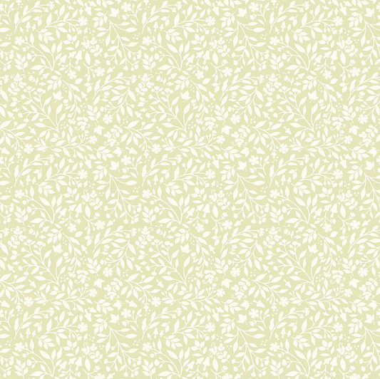 Woodland Babes - Cream Green Tone on Tone for Northcott