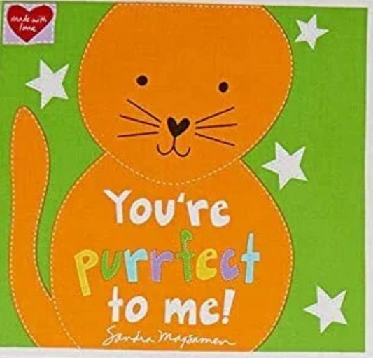 You're Purrfect To Me Fabric Panel Book