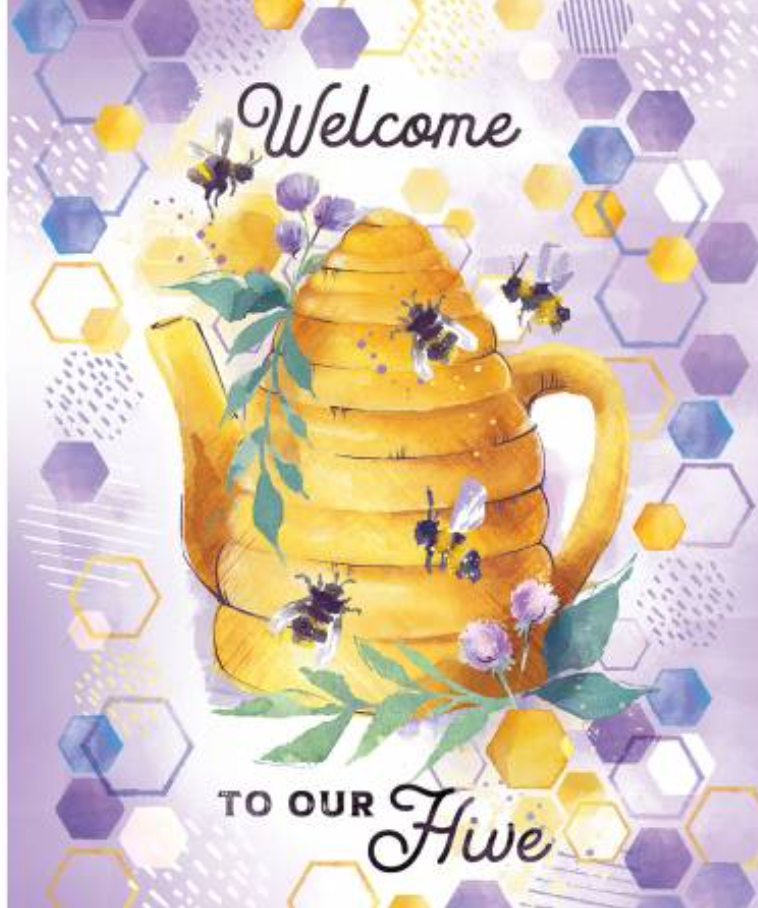 Welcome to Our Hive -Panel by Camelot Fabrics - 030