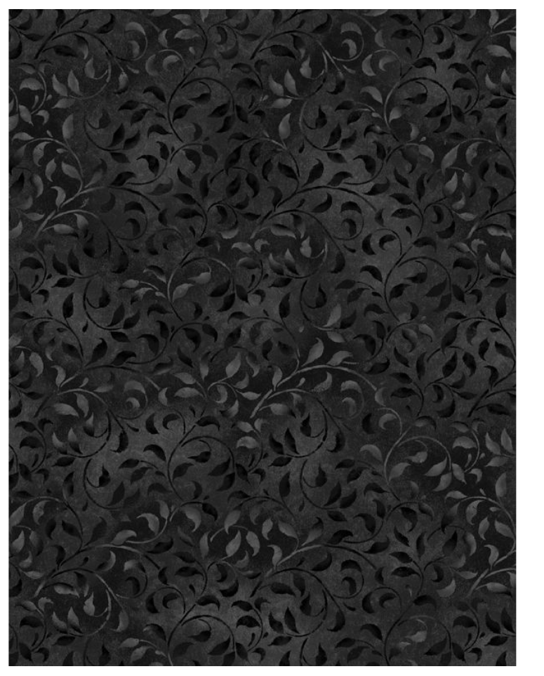 Climbing Vines - Black 38717 by Wilmington Prints